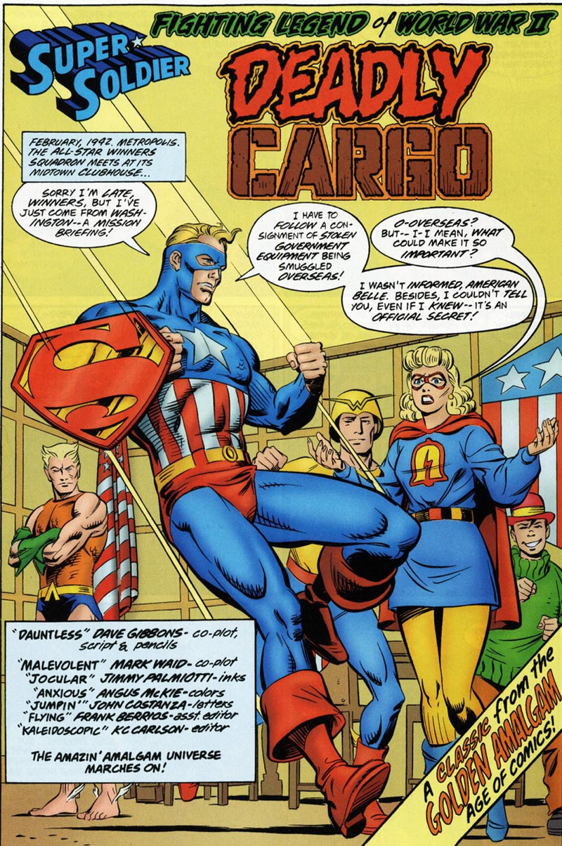 Illustration for article titled That Weird Time DC and Marvel Joined Forces